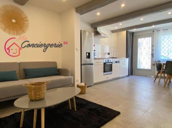 Superbe Appartement Climatise Avec Patio Montpellier Dış mekan fotoğraf